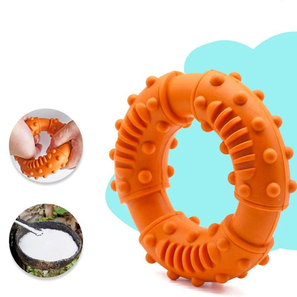 Teeth Care Chewing Toys for Dogs - Orange, Blue, Red