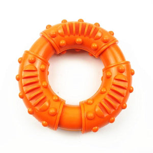 Teeth Care Chewing Toys for Dogs - Orange, Blue, Red - Orange Color