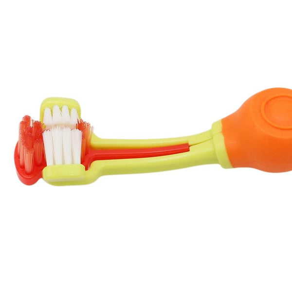 Three Sided Toothbrush, Teeth Care for Pets - Close