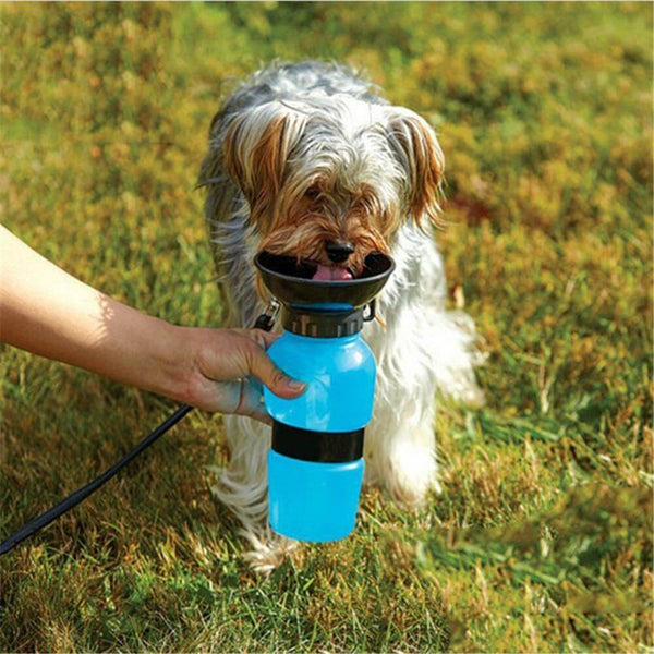 500ml Drinking Bottle with Bowl for Dogs