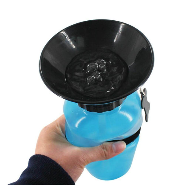 500ml Drinking Bottle with Bowl for Dogs - with Bowl