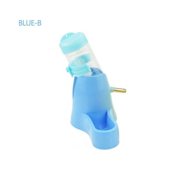 Automatic Water Dispenser Bottle for Small Animals: Mice, Hamster, Guinea Pig - Small Blue Color