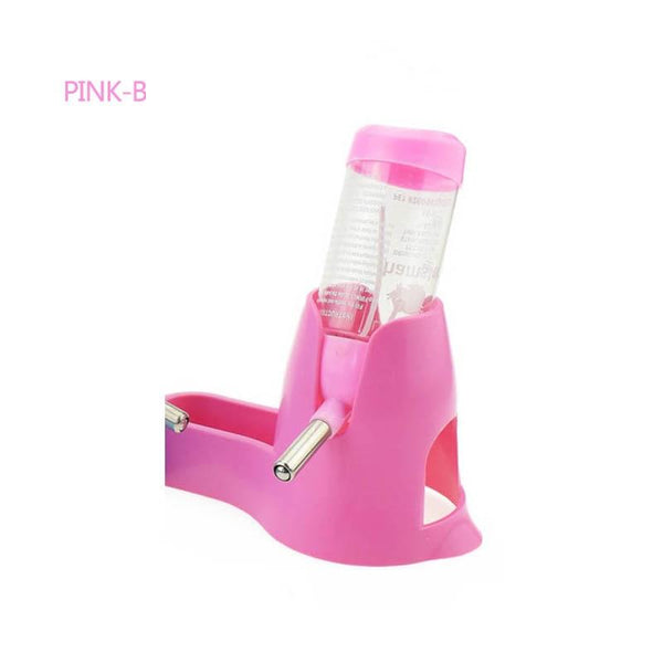 Automatic Water Dispenser Bottle for Small Animals: Mice, Hamster, Guinea Pig - Small Pink Color