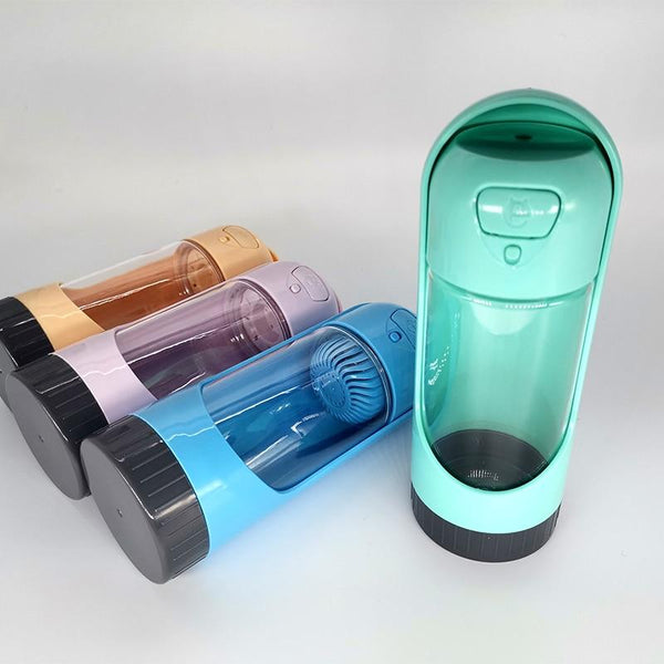 Portable Dog Water Bottle, Outdoor, Travel Drink Dispenser with Carbon Filter - Travel, Outdoor Bowl
