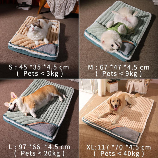 Padded Bed for Dogs Sizes